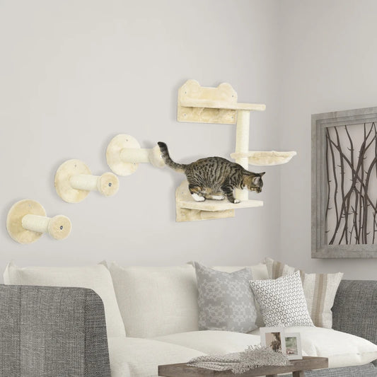 PawHut klimtrappen, klimmuur
