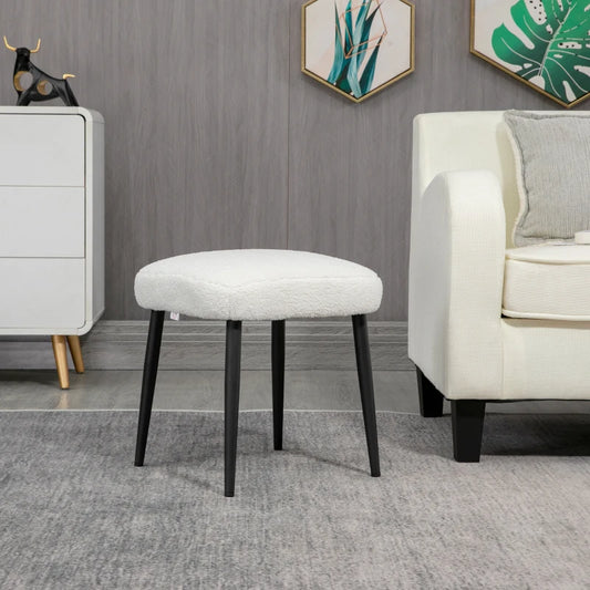 HomCom cashmere look voetenbank